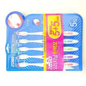 2080 오리지날 탄력모 칫솔 세트, 10개입, 3개