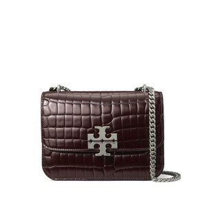 토리 버치 엘레노어 스몰 크로커다일 엠보스드 숄더 백