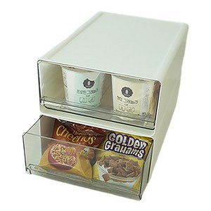 살림을 더하다 다용도 팬트리 수납함, 대사이즈, 2개