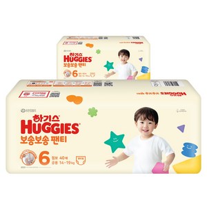 하기스 보송보송 팬티형 기저귀 공용, 6단계, 80매