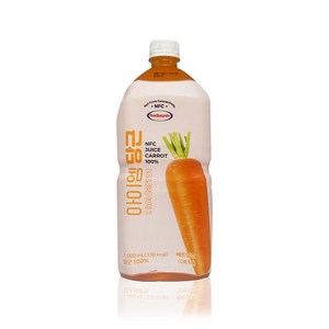 100% NFC 착즙 보넬드 아이엠 당근 주스 즙, 1L, 1개