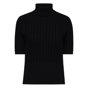 톰 브라운 터틀 넥 반소매 스웨터, 블랙계열, Italy 38(KR 44)