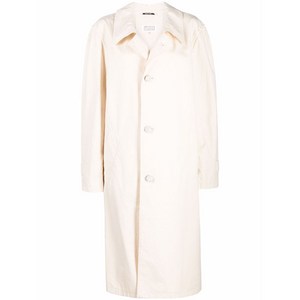 메종 마르지엘라 메종 마르지엘라 싱글 브레스티드 미디 코트