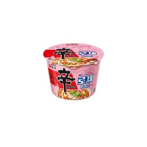 신라면 로제 큰사발면 108g, 16개