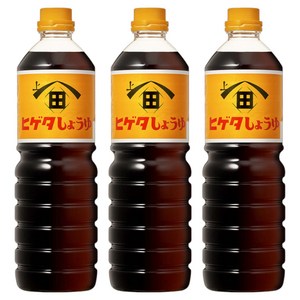 히게타 진간장, 1L, 3개