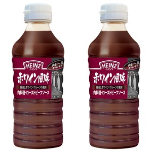하인즈 레드와인 풍미 고기요리 로스트 비프 소스, 580g, 2개