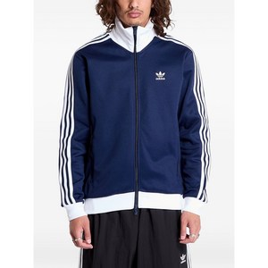아디다스 스트라이프 디테일 지퍼 니트웨어, 블루계열, L(KR 105)