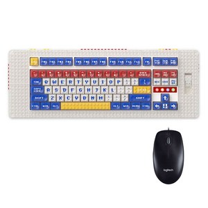 멜긱 레고 블록 커스터마이징 기계식 블루투스 키보드