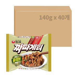 농심_올리브짜파게티멀티팩_140G*40봉, 40개