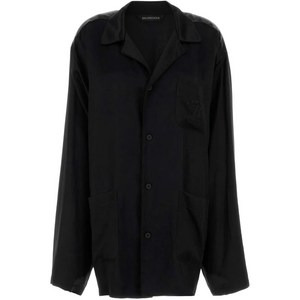 발렌시아가 새틴 셔츠