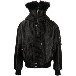 베르사체 베르사체 바로크 프린트 시어링 라이닝 재킷, 블랙계열, Italy 54(KR 115)