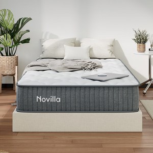 Novilla 스프링 싱글 침대 매트리스 포켓 슈퍼싱글 매트 1인용