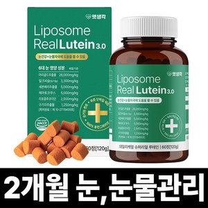 펫생각 강아지 데일리케얼 리얼루테인 영양제