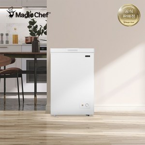 매직쉐프 심플 100L 냉동고 화이트 미니 소형 급속 냉동 MCF-H1000W