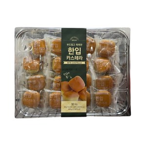 부드럽고 촉촉한 한입 카스테라, 640g, 4개