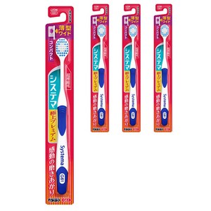 시스테마 프리미엄 컴팩트 칫솔 일반모, 1개입, 4개