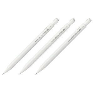 제브라 노크펜슬 M-1700 샤프 화이트, 0.5mm, 3개