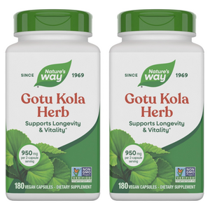 네이쳐스웨이 고투 쿨라 허브 950mg 베지테리안 캡슐, 180정, 2개