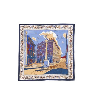 페라가모 프린트 스카프