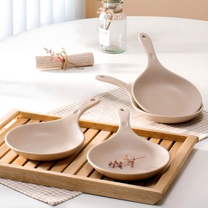 아띠홈 올더플레이트 손잡이 앞접시 4p, 베이지, M(25.3 x 1..., 1세트