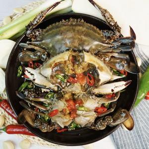 [물레방아반찬] 알이 꽉찬!!!! 국내산 특대 알배기 암꽃게로 만든 간장게장 1마리 (약 350g), 350g, 1개