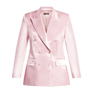 톰포드 더블 브레스티드 새틴 재킷, 핑크계열, Italy 40