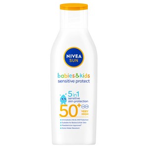 니베아 키즈 센서티브 프로텍트 앤 플레이 선 로션 SPF50+ PA++++, 1개, 200ml