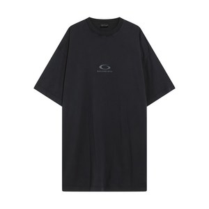 발렌시아가 루프 스포츠 반소매 티셔츠, 블랙계열, Standard L(KR 110)