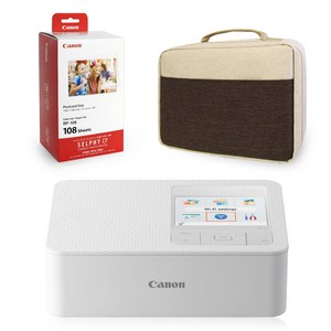 캐논 포토프린터 셀피 CP1500 + 인화지108매 + 잉크 + 가젠 파우치가방