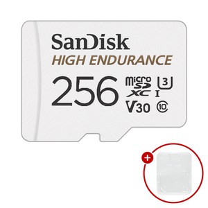 샌디스크 마이크로SD카드 High Endurance 하이엔듀런스 SDSQQNR + SD카드 케이스