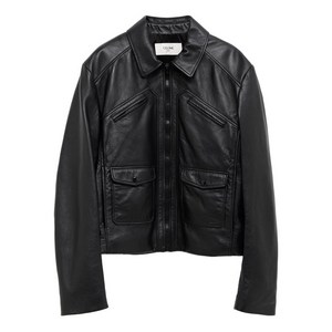 셀린느 플랩 포켓 레더 재킷