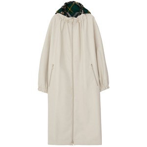 버버리 체크 후드 개버딘 파카, 베이지계열, Mid standard XS(KR 44)