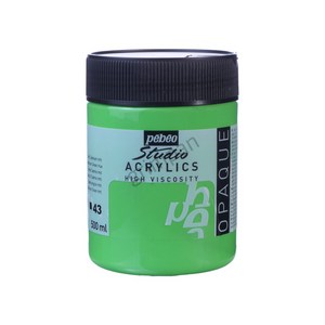 뻬베오 스튜디오 아크릴 물감 500ml, 43 Cadmium green hue