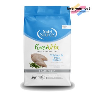 퓨어비타 고양이 치킨&완두콩 그레인프리 사료