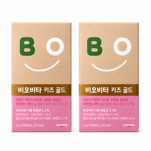 비오비타 키즈 골드 유산균 30p, 60g, 2개