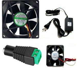 12v 어댑터 DC쿨링팬 쿨러 아답터 냉각모터휀, 12V-DCD아답터, 1개