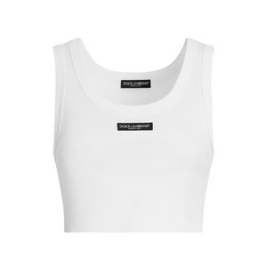 돌체앤가바나 골지 크롭 탑, 화이트계열, Italy 46(KR 77)