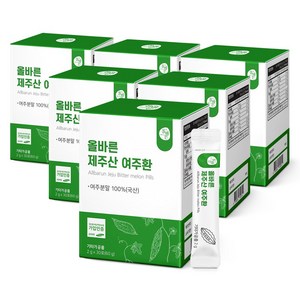 올바른 제주산 여주환, 6개, 60g