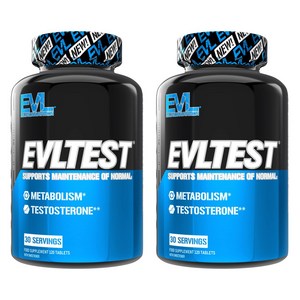 EVLUTIONNUTRITION EVL 테스트 타블렛, 120정, 2개