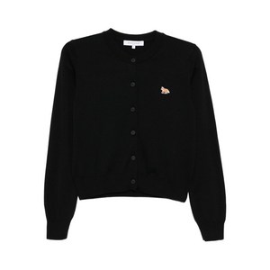 메종키츠네 베이비 폭스 패치 가디건, 블랙계열, S(KR 55)