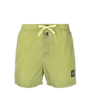 스톤 아일랜드 컴퍼스 패치 스윔 쇼츠