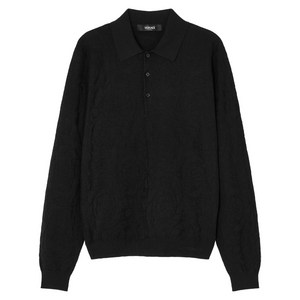 베르사체 로고 자수 폴로 셔츠