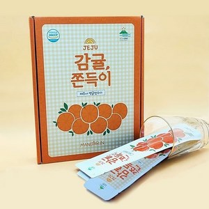 제주도 특산물 추억의 간식 제주감귤 쫀득이 (18g x 15개) x 2박스, 270g, 2개