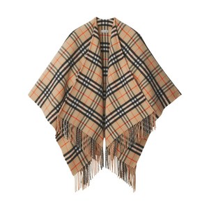 버버리 체크 케이프