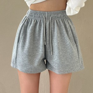 잇진 여성 트레이닝 스웻 스판 밴딩 3부 반바지