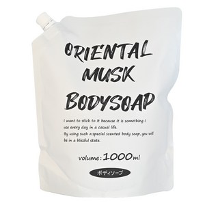 animo 오리엔탈 머스크 바디솝 리필용, 1L, 1개