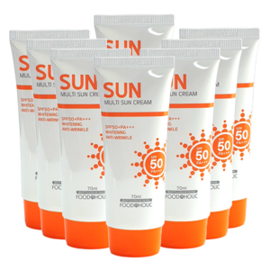 푸드어홀릭 멀티 선크림 SPF50 PA+++, 70ml, 8개