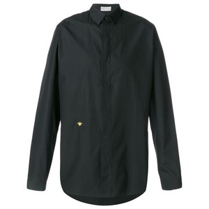 디올 골드 꿀벌 자수 셔츠