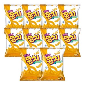 크라운 콘치 치즈크림, 66g, 10개