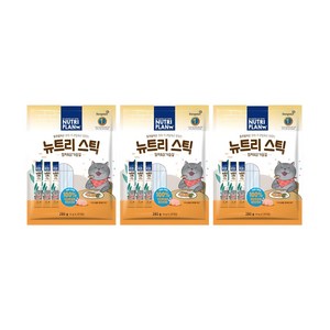 동원뉴트리플랜 고양이 뉴트리 스틱, 혼합맛(참치/닭가슴..., 280g, 3개